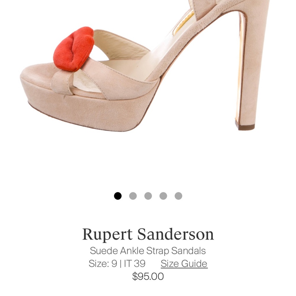 Rupert Sanderson platform lip heels